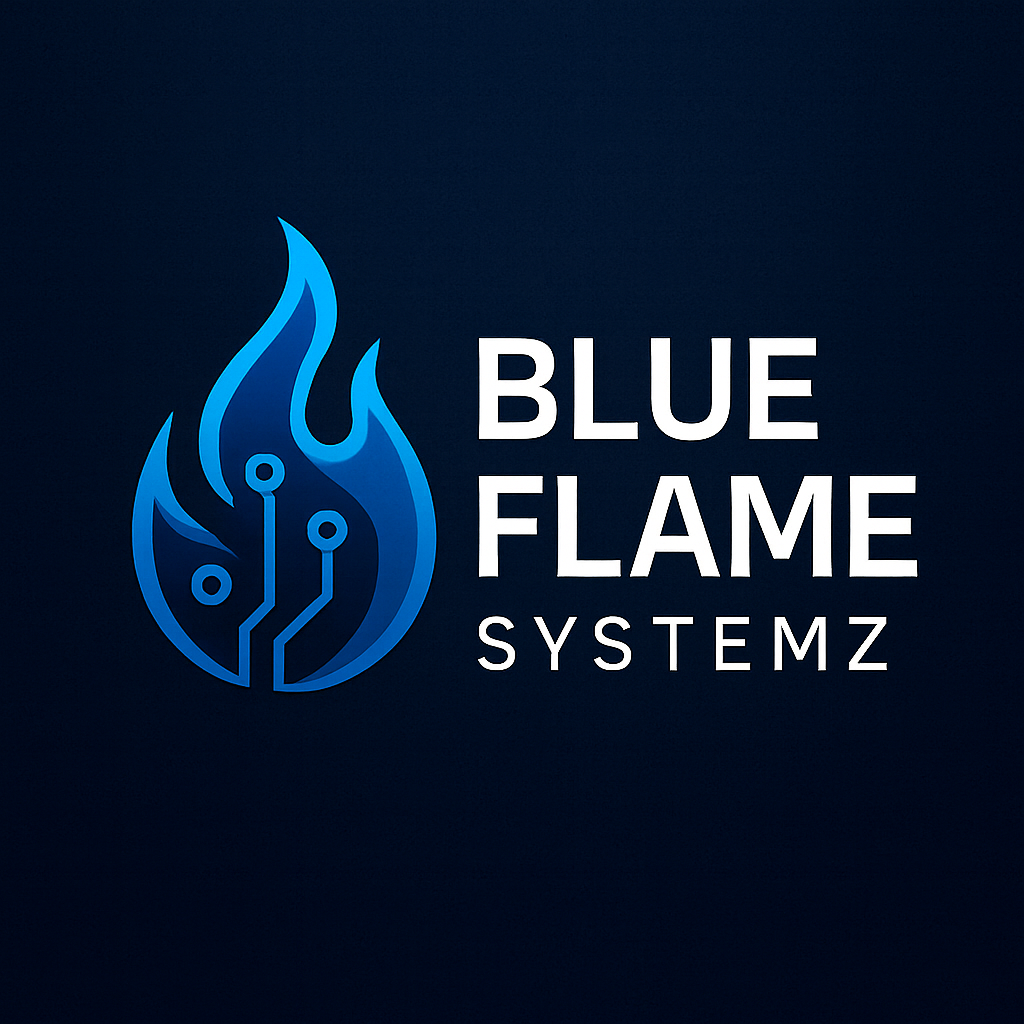 Blue Flame Systemz Logo